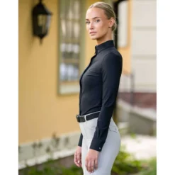 Equestrian Stockholm Wedstrijdshirt Performance Zwart