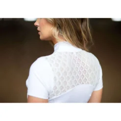 Equestrian Stockholm Wedstrijdshirt Crystal Champion Wit