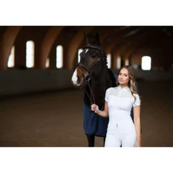 Equestrian Stockholm Wedstrijdshirt Crystal Champion Wit