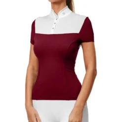 Equestrian Stockholm Wedstrijdshirt Revenew Merlot