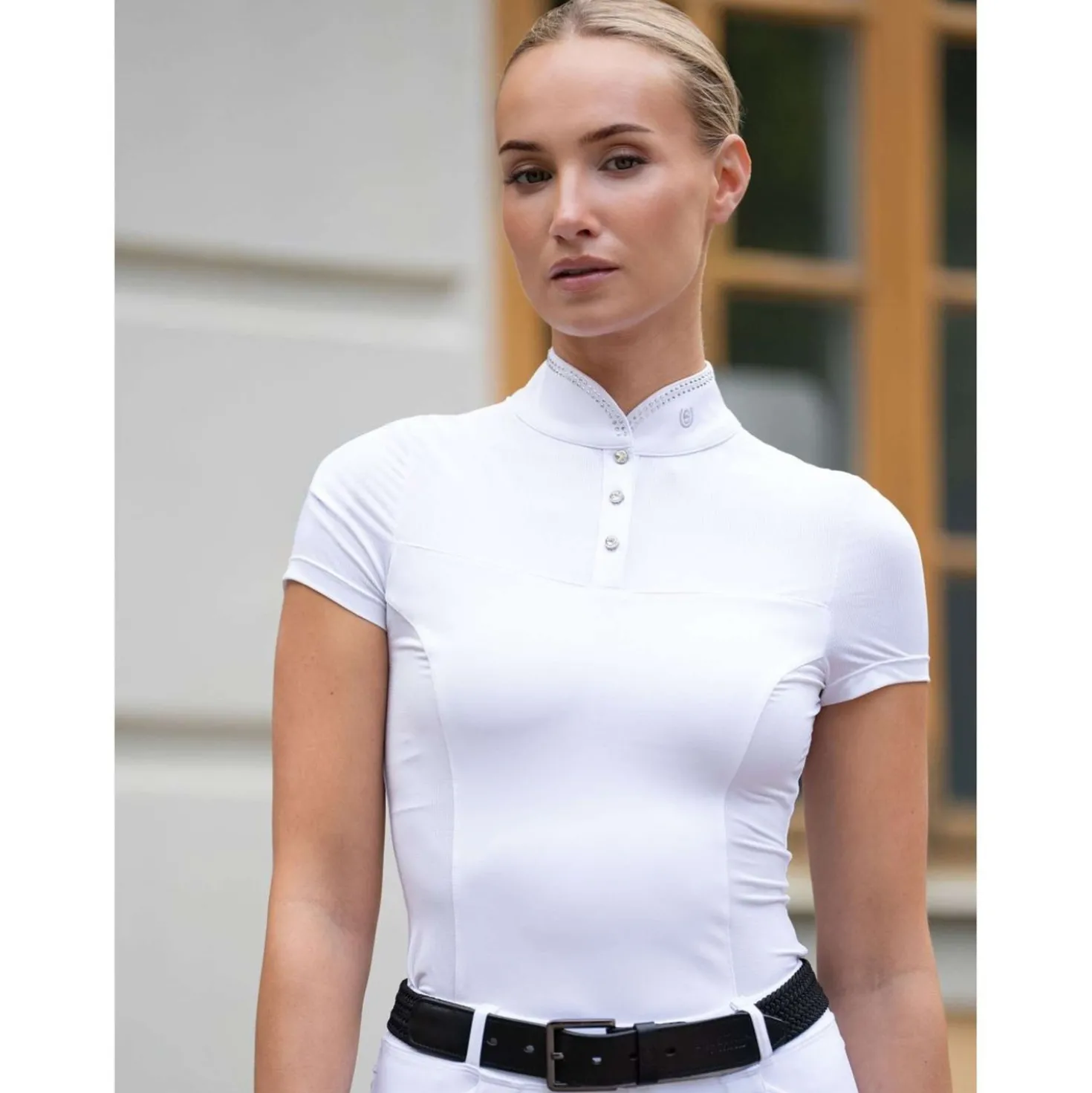 Equestrian Stockholm Wedstrijdshirt Revenew Wit