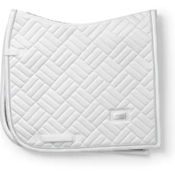 Equestrian Stockholm Zadeldekje Modern Dressuur White Silver