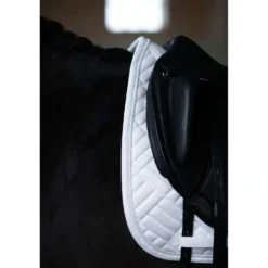 Equestrian Stockholm Zadeldekje Modern Dressuur White Silver