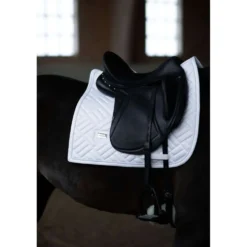 Equestrian Stockholm Zadeldekje Modern Dressuur White Silver