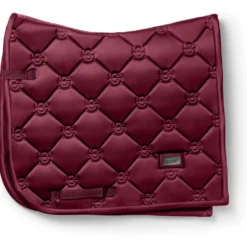 Equestrian Stockholm Zadeldekje Satin Dressuur Merlot