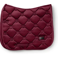 Equestrian Stockholm Zadeldekje Satin Dressuur Merlot