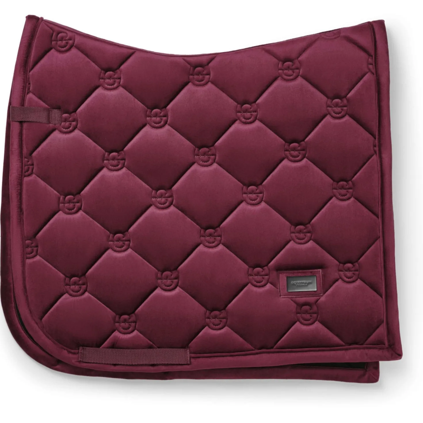 Equestrian Stockholm Zadeldekje Velvet Dressuur Merlot