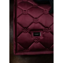 Equestrian Stockholm Zadeldekje Velvet Dressuur Merlot