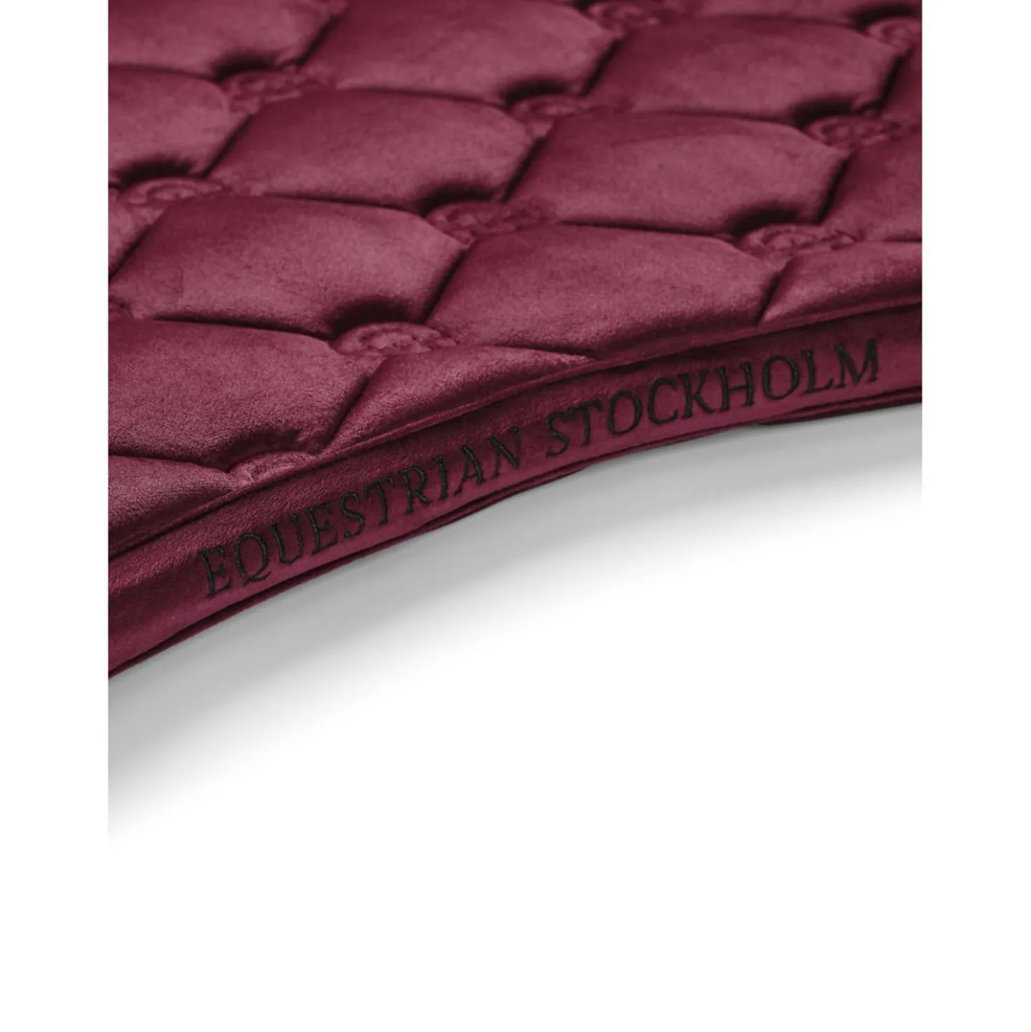 Equestrian Stockholm Zadeldekje Velvet Dressuur Merlot