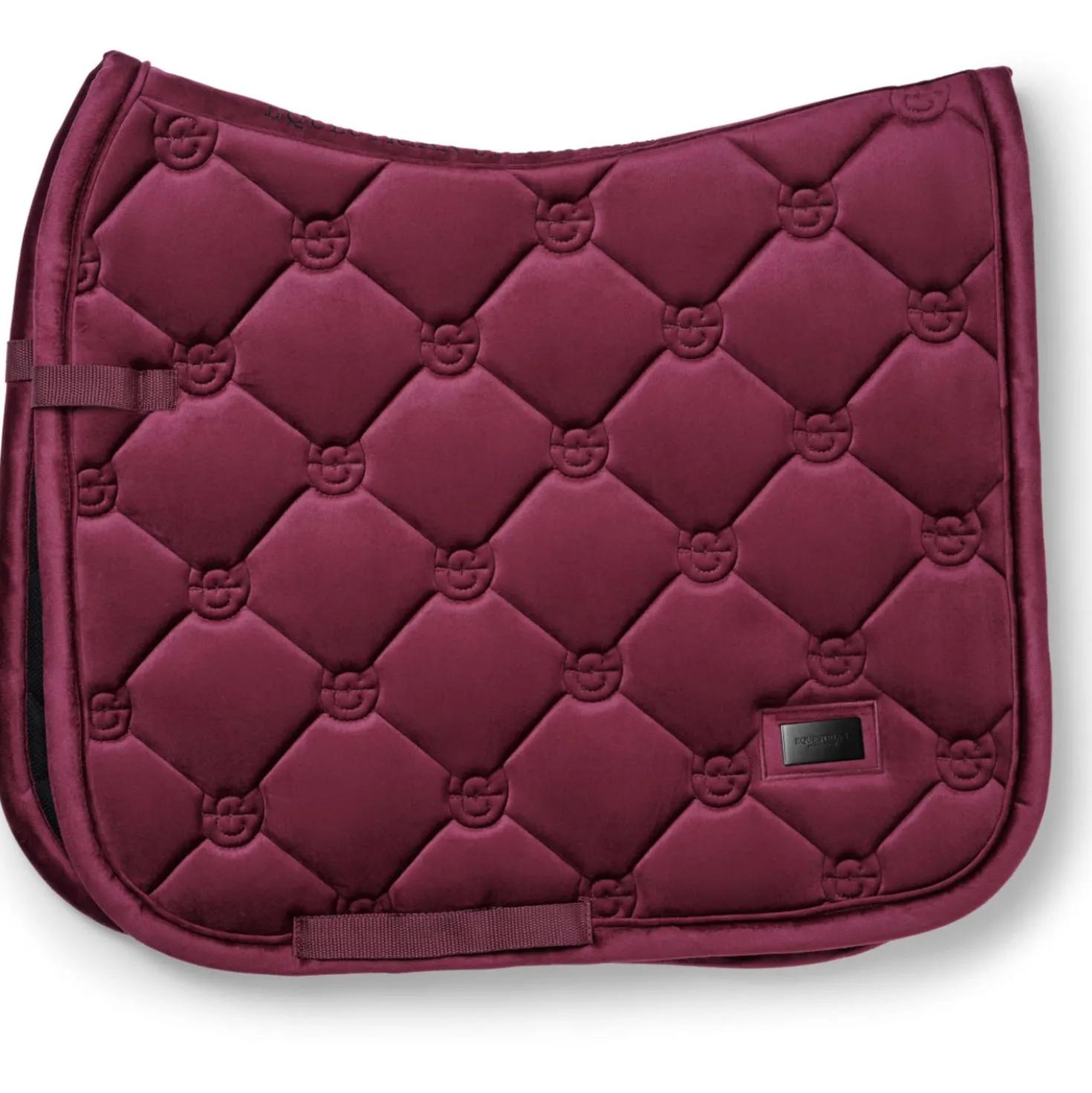 Equestrian Stockholm Zadeldekje Velvet Dressuur Merlot