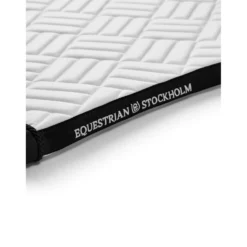 Equestrian Stockholm Zadeldekje Modern Dressuur Wit/Zwart