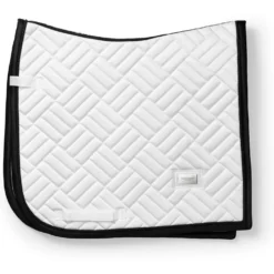 Equestrian Stockholm Zadeldekje Modern Dressuur Wit/Zwart