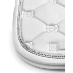 Equestrian Stockholm Zadeldekje Dressuur White Silver
