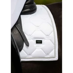 Equestrian Stockholm Zadeldekje Dressuur White Silver