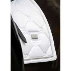 Equestrian Stockholm Zadeldekje Dressuur White Silver