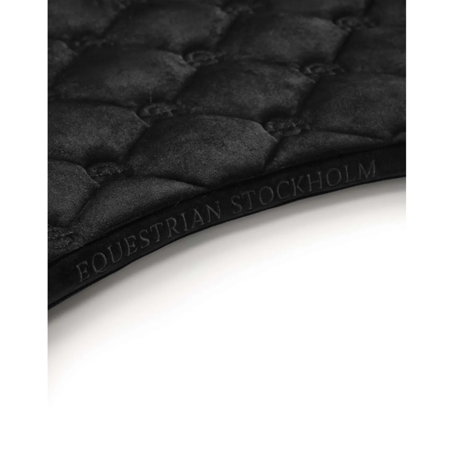 Equestrian Stockholm Zadeldekje Velvet Dressuur Zwart