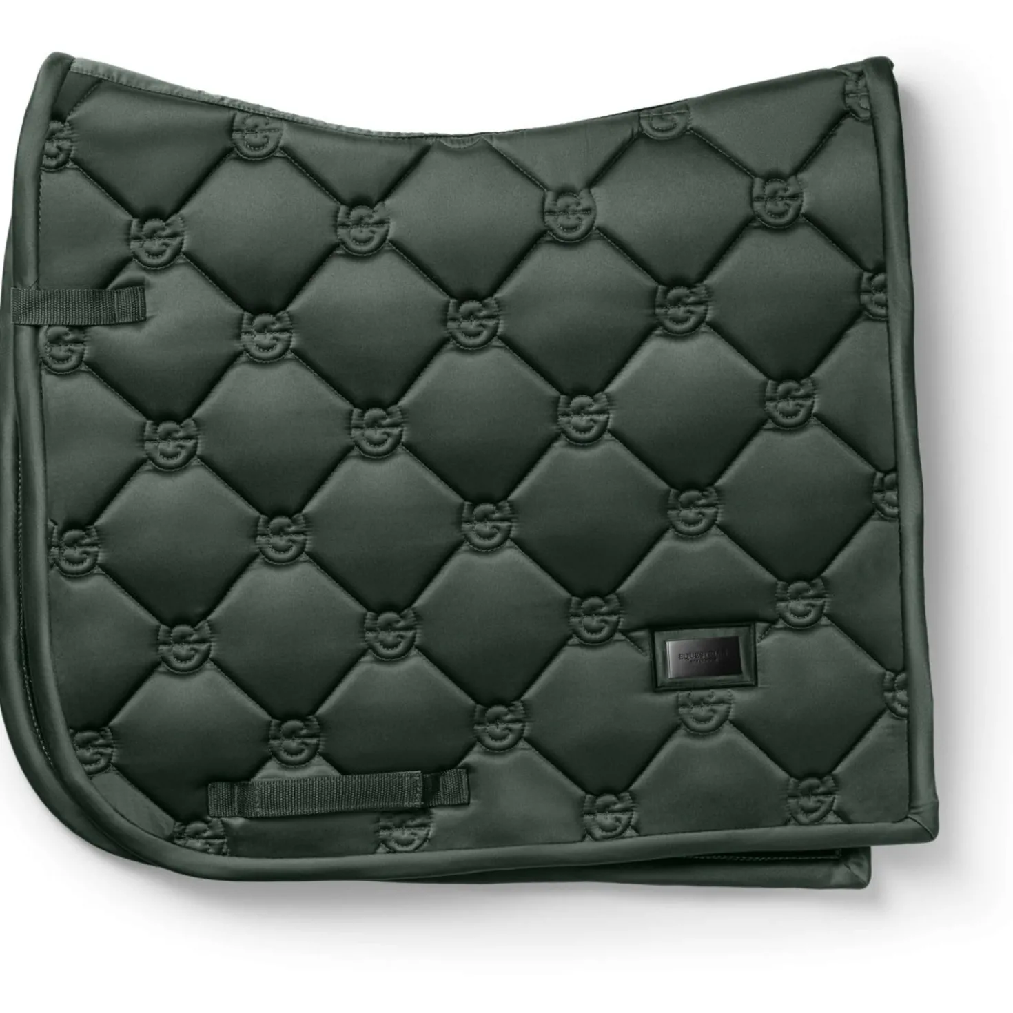 Equestrian Stockholm Zadeldekje Satin Dressuur Sycamore Green