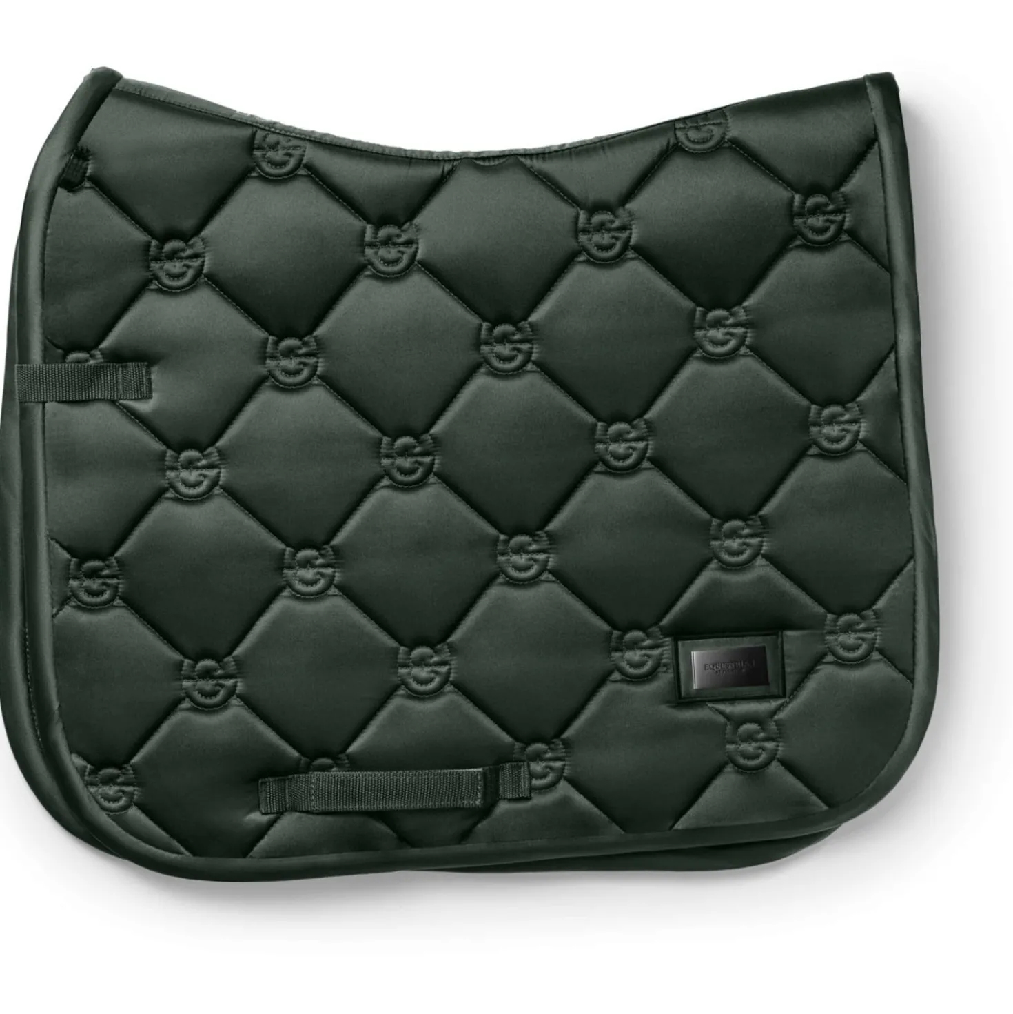 Equestrian Stockholm Zadeldekje Satin Dressuur Sycamore Green