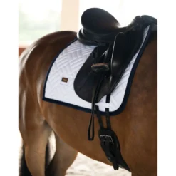 Equestrian Stockholm Zadeldekje Modern Dressuur Wit/Navy