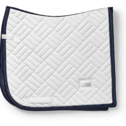 Equestrian Stockholm Zadeldekje Modern Dressuur Wit/Navy