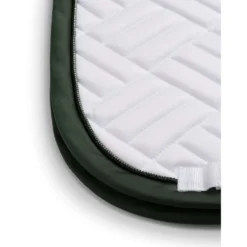 Equestrian Stockholm Zadeldekje Modern Dressuur Wit/Sycamore Green