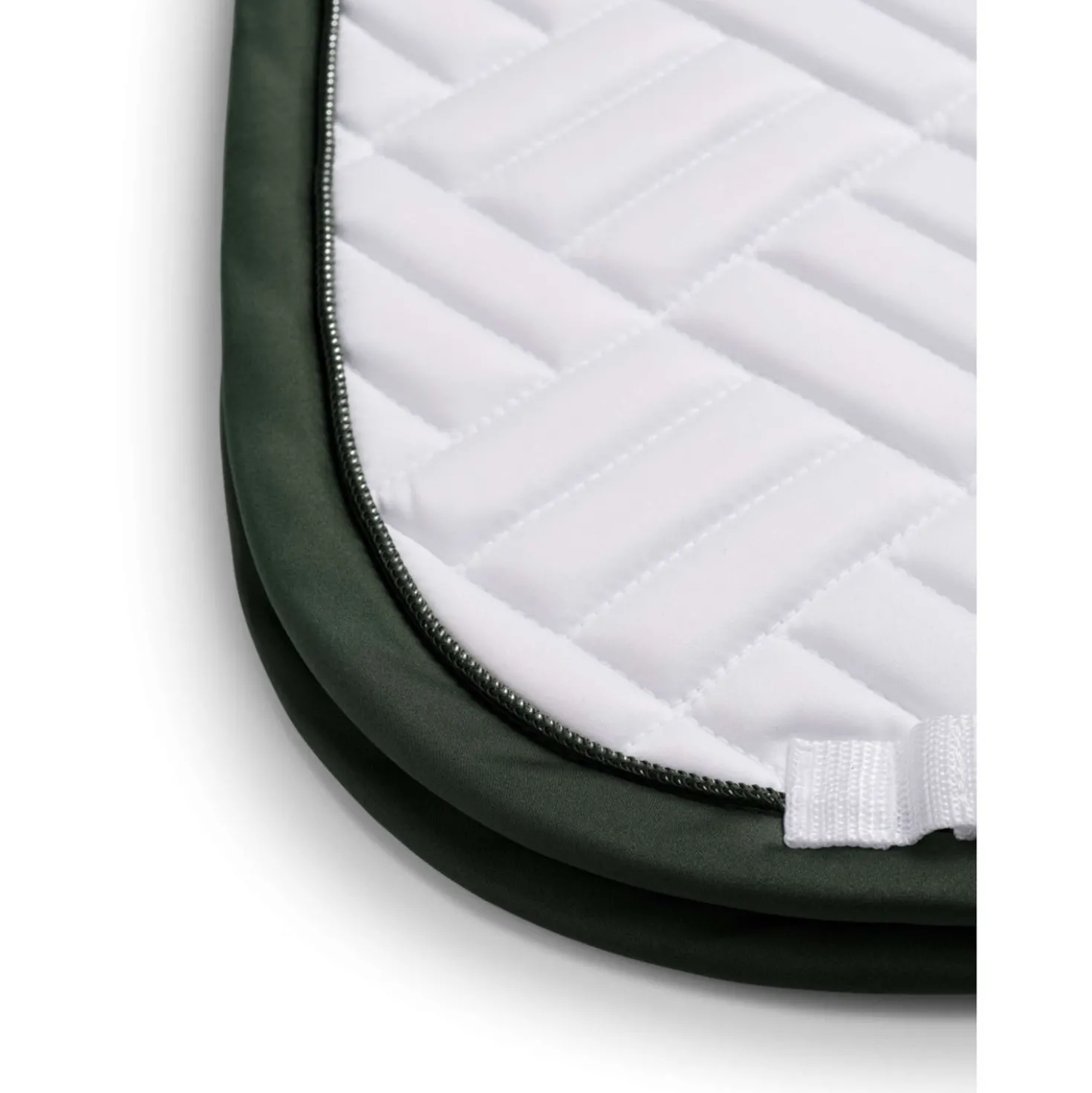 Equestrian Stockholm Zadeldekje Modern Dressuur Wit/Sycamore Green