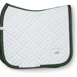 Equestrian Stockholm Zadeldekje Modern Dressuur Wit/Sycamore Green