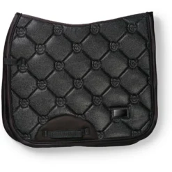 Equestrian Stockholm Zadeldekje Dressuur All Black Glimmer