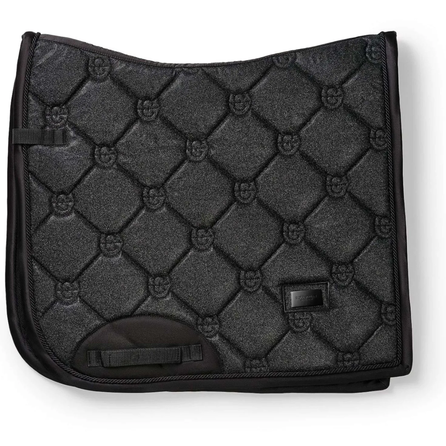 Equestrian Stockholm Zadeldekje Dressuur All Black Glimmer