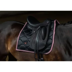 Equestrian Stockholm Zadeldekje Dressuur Zwart/Blush