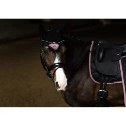 Equestrian Stockholm Zadeldekje Dressuur Zwart/Blush