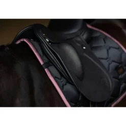 Equestrian Stockholm Zadeldekje Dressuur Zwart/Blush