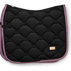 Equestrian Stockholm Zadeldekje Dressuur Zwart/Blush