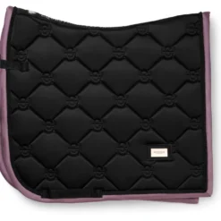 Equestrian Stockholm Zadeldekje Dressuur Zwart/Blush