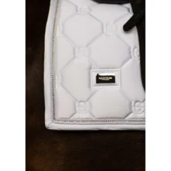 Equestrian Stockholm Zadeldekje Crystal Shine Dressuur Wit