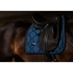 Equestrian Stockholm Zadeldekje Crystal Shine Dressuur Blue Meadow