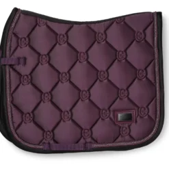 Equestrian Stockholm Zadeldekje Crystal Shine Dressuur Mauve Wine