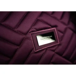 Equestrian Stockholm Zadeldekje Crystal Shine Dressuur Mauve Wine