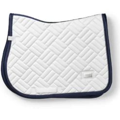 Equestrian Stockholm Zadeldekje Modern Springen Wit/Navy
