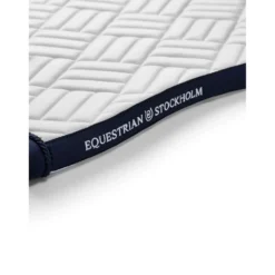 Equestrian Stockholm Zadeldekje Modern Springen Wit/Navy