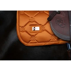 Equestrian Stockholm Zadeldekje Satin Springen Chestnut