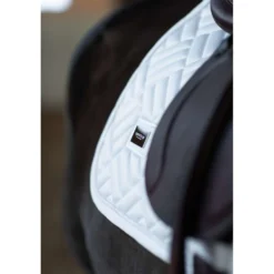 Equestrian Stockholm Zadeldekje Modern Springen White Silver