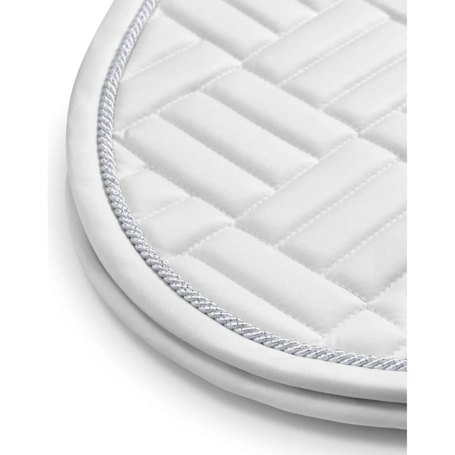 Equestrian Stockholm Zadeldekje Modern Springen White Silver