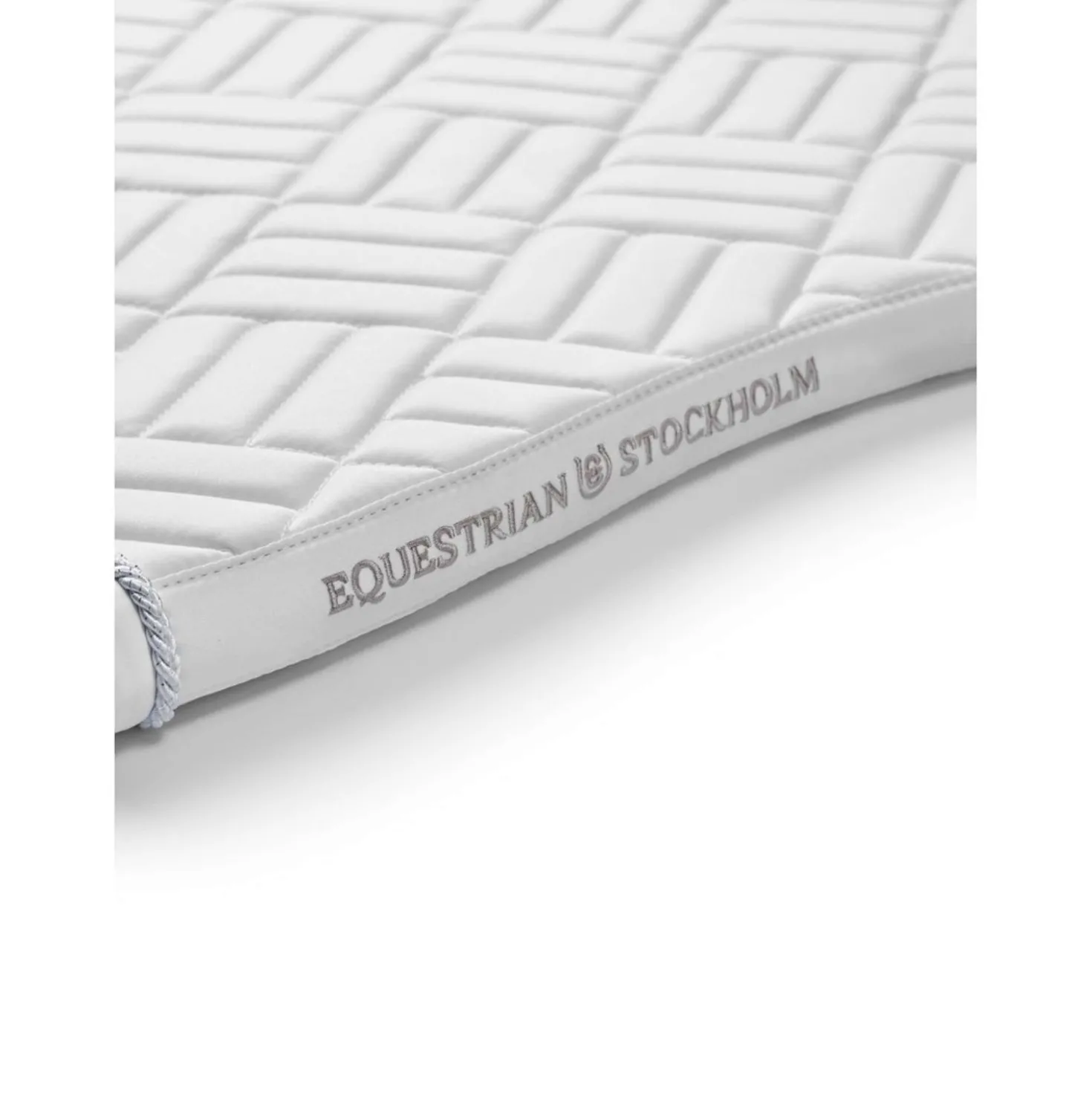 Equestrian Stockholm Zadeldekje Modern Springen White Silver