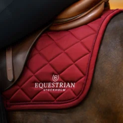 Equestrian Stockholm Zadeldekje Line Springen Bordeaux