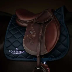 Equestrian Stockholm Zadeldekje Line Springen Navy