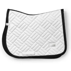 Equestrian Stockholm Zadeldekje Modern Springen Wit/Zwart