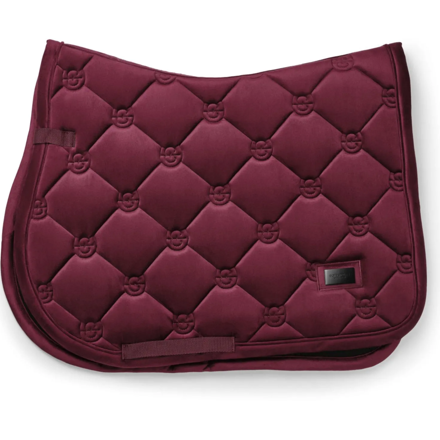 Equestrian Stockholm Zadeldekje Velvet Springen Merlot