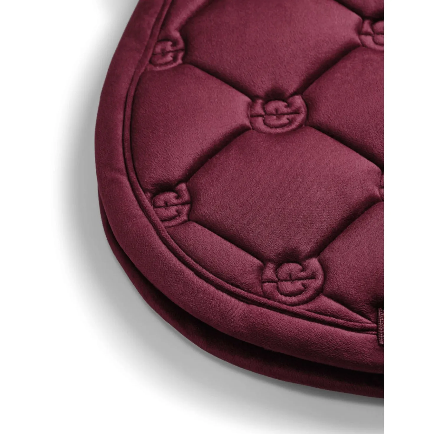 Equestrian Stockholm Zadeldekje Velvet Springen Merlot