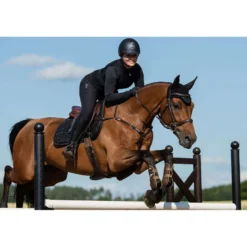 Equestrian Stockholm Zadeldekje Springen All Black Glimmer